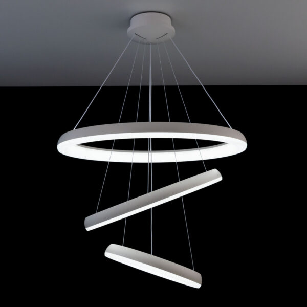 Citilux Jupiter Smart CL730A150S smart suspension chandelier white - Image 2