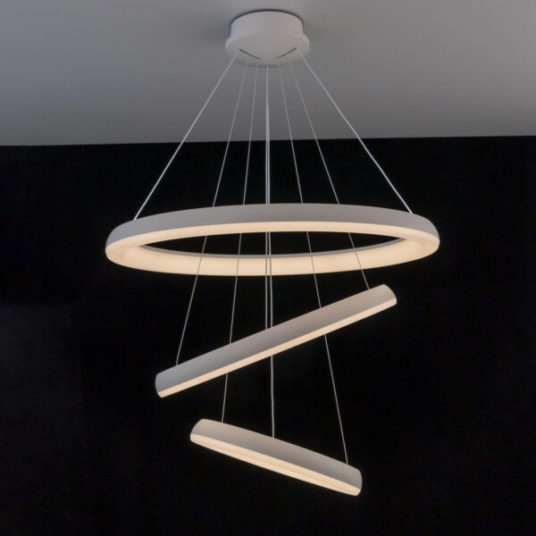 Citilux Jupiter Smart CL730A150S smart suspension chandelier white - Image 3