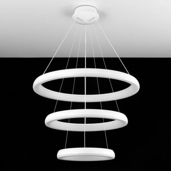 Citilux Jupiter Smart CL730A150S smart suspension chandelier white - Image 5