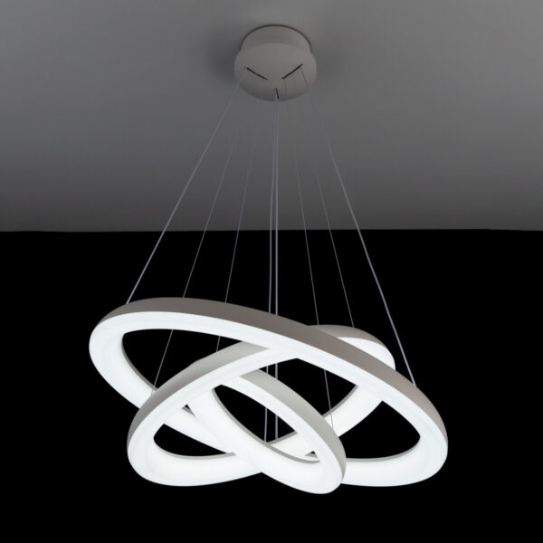 Citilux Jupiter Smart CL730A150S smart suspension chandelier white - Image 7