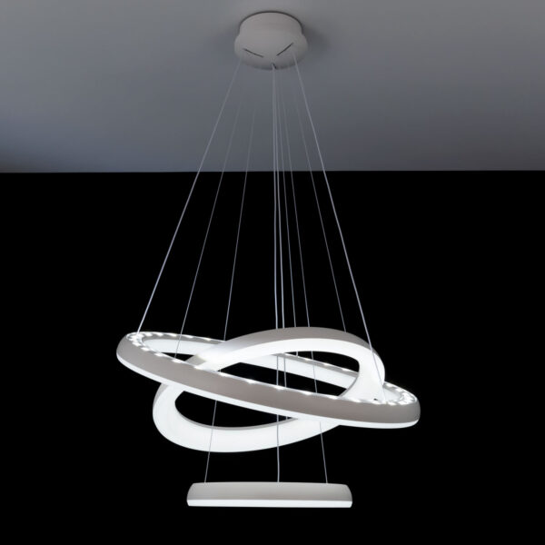 Citilux Jupiter Smart CL730A150S smart suspension chandelier white - Image 11