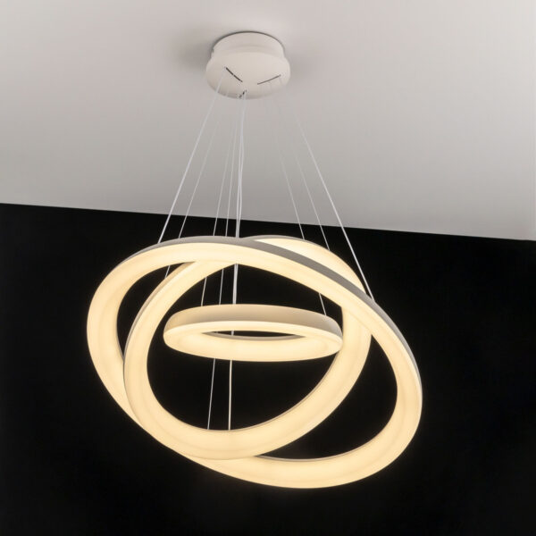 Citilux Jupiter Smart CL730A150S smart suspension chandelier white - Image 13