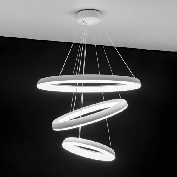 Citilux Jupiter Smart CL730A150S smart suspension chandelier white - Image 36